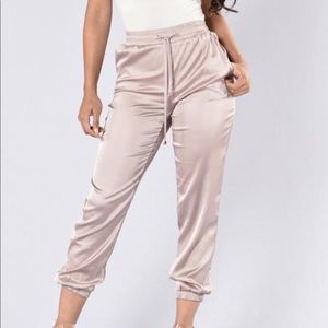 Satin Joggers
